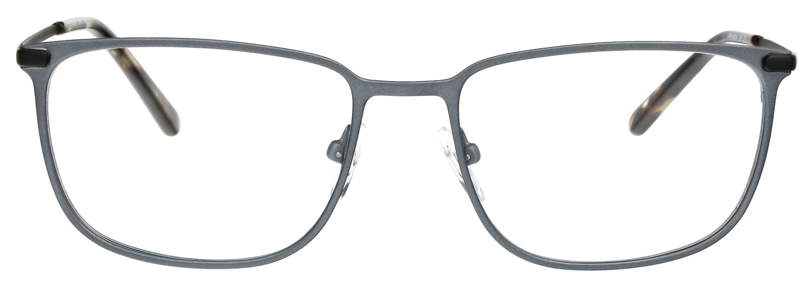 Das Bild zeigt die Eyebar Brille Innsbruck in dunkelgrau von vorne.
